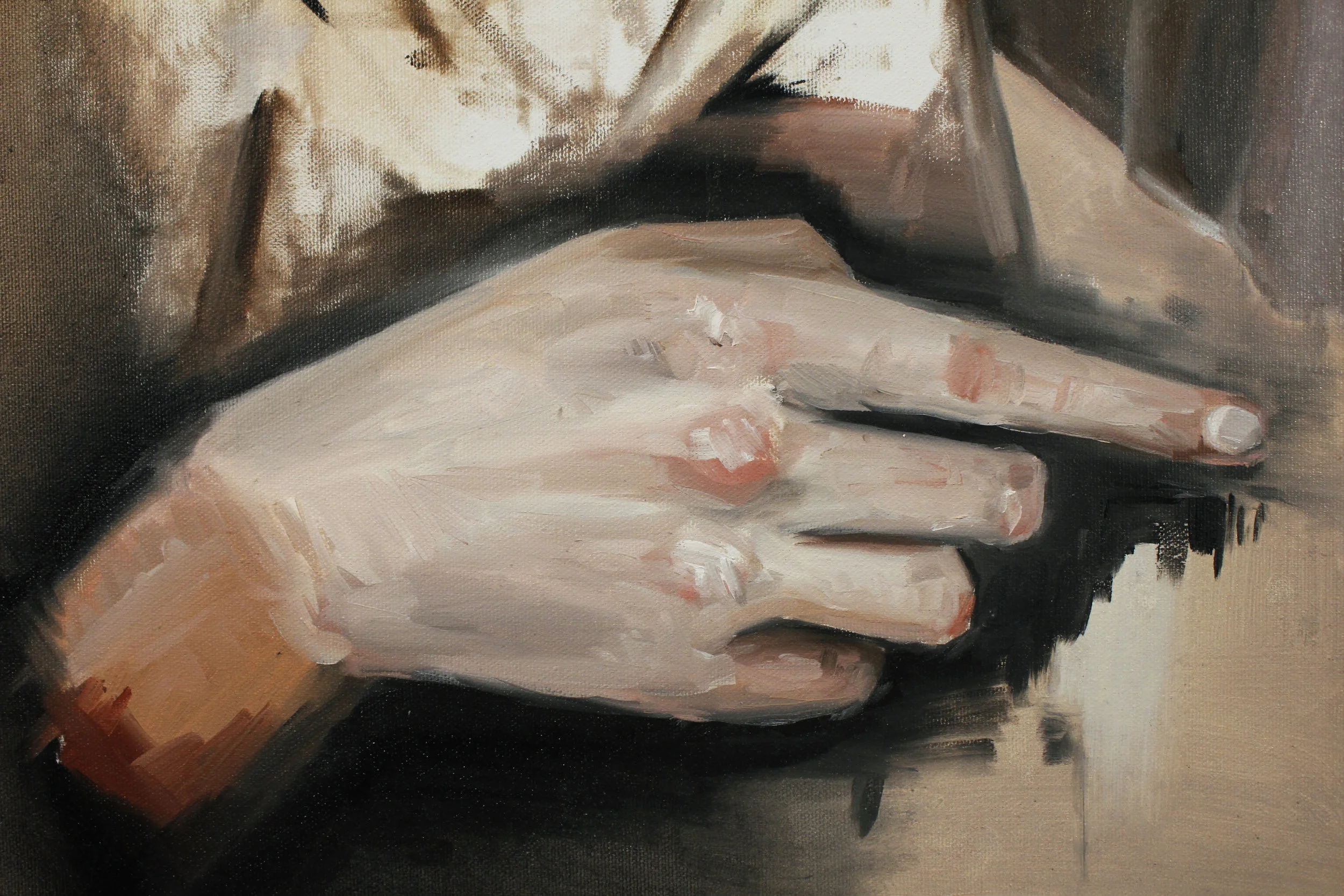 Detail, 2017, Oil on canvas, 36 x 48 in. 