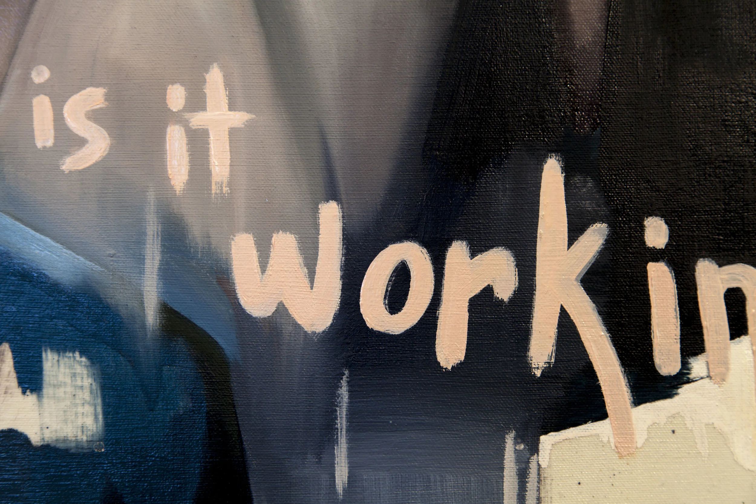  Detail, 2017, Oil on canvas, 24 x 36 in. 