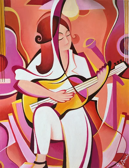 Playing Guitar