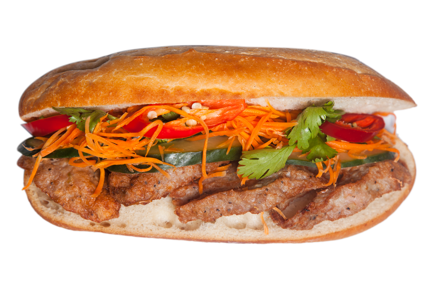 Lemongrass Sausage Banh Mi