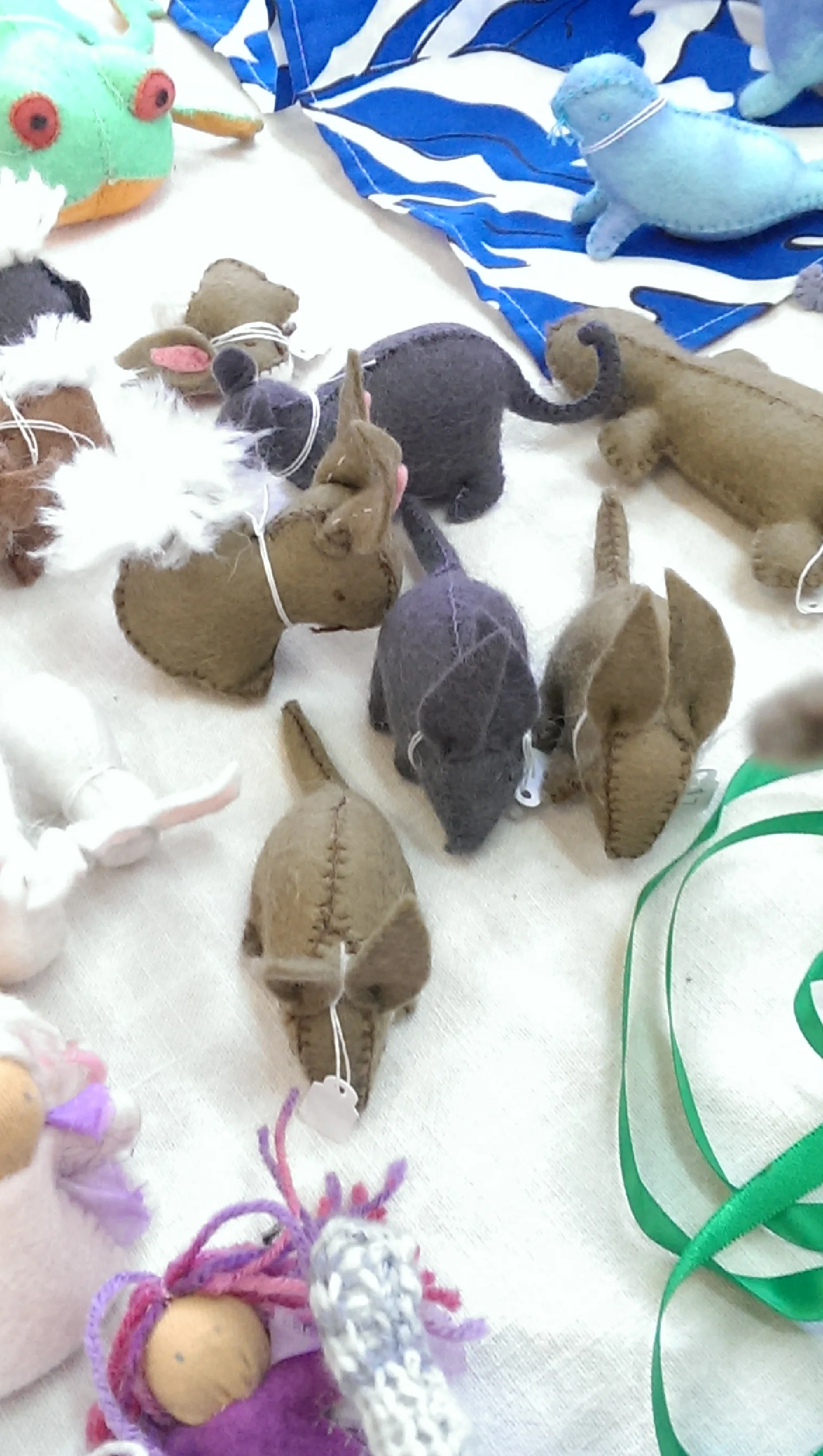 Friendly felt critters