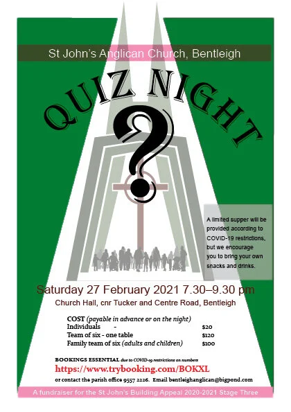 Quiz Night 27 February 2021