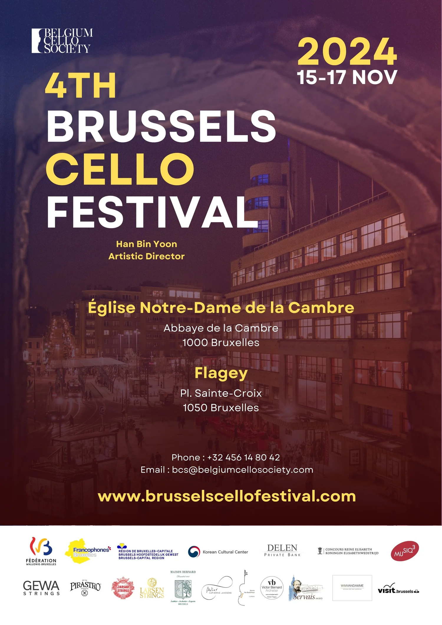 2024 — BELGIUM CELLO SOCIETY