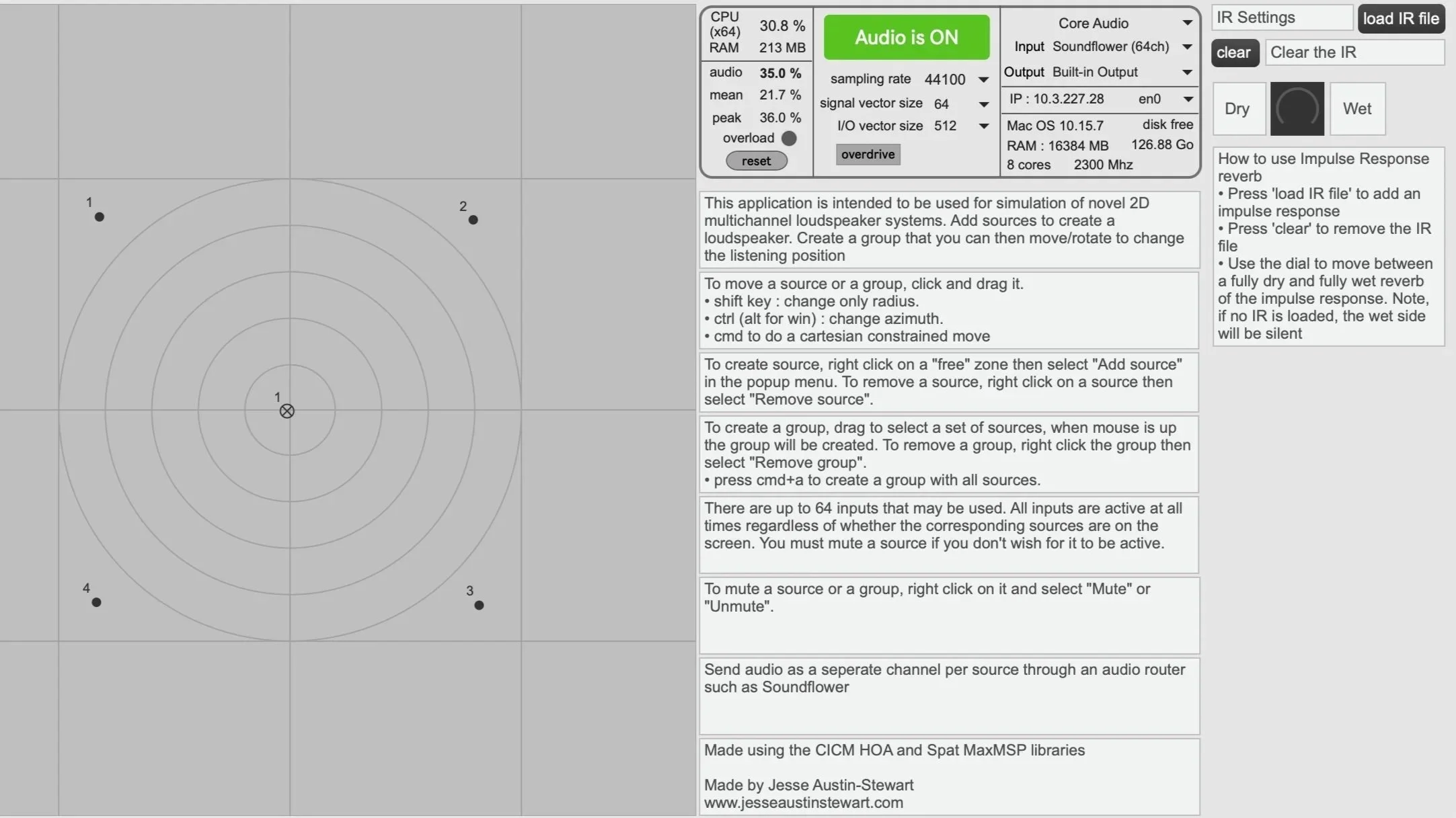 Multichannel Monophonic Simulation Tool (2021)