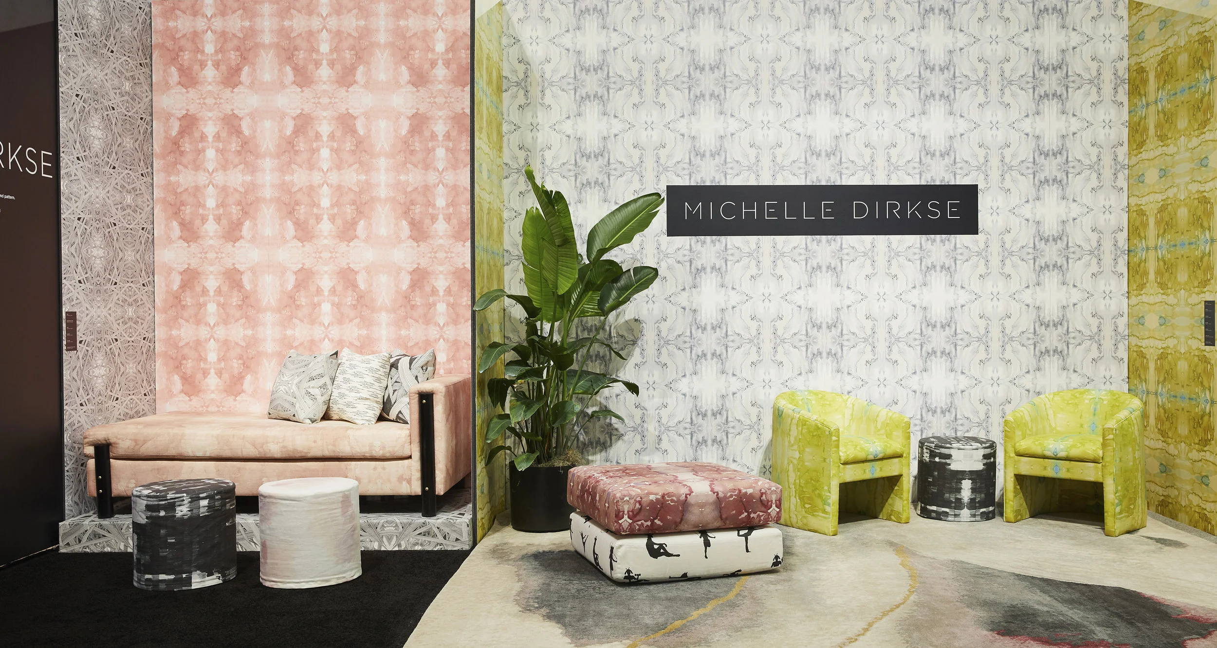 Wallpaper, Fabric and Rug Collection by Michelle Dirkse