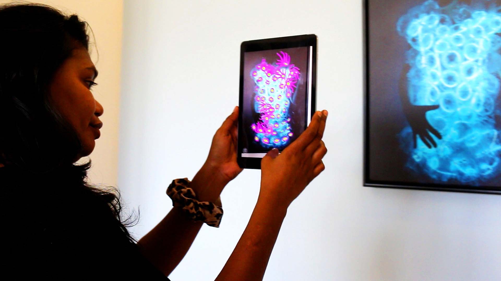 Interconnected: Self Portrait as Coral augmented reality experience