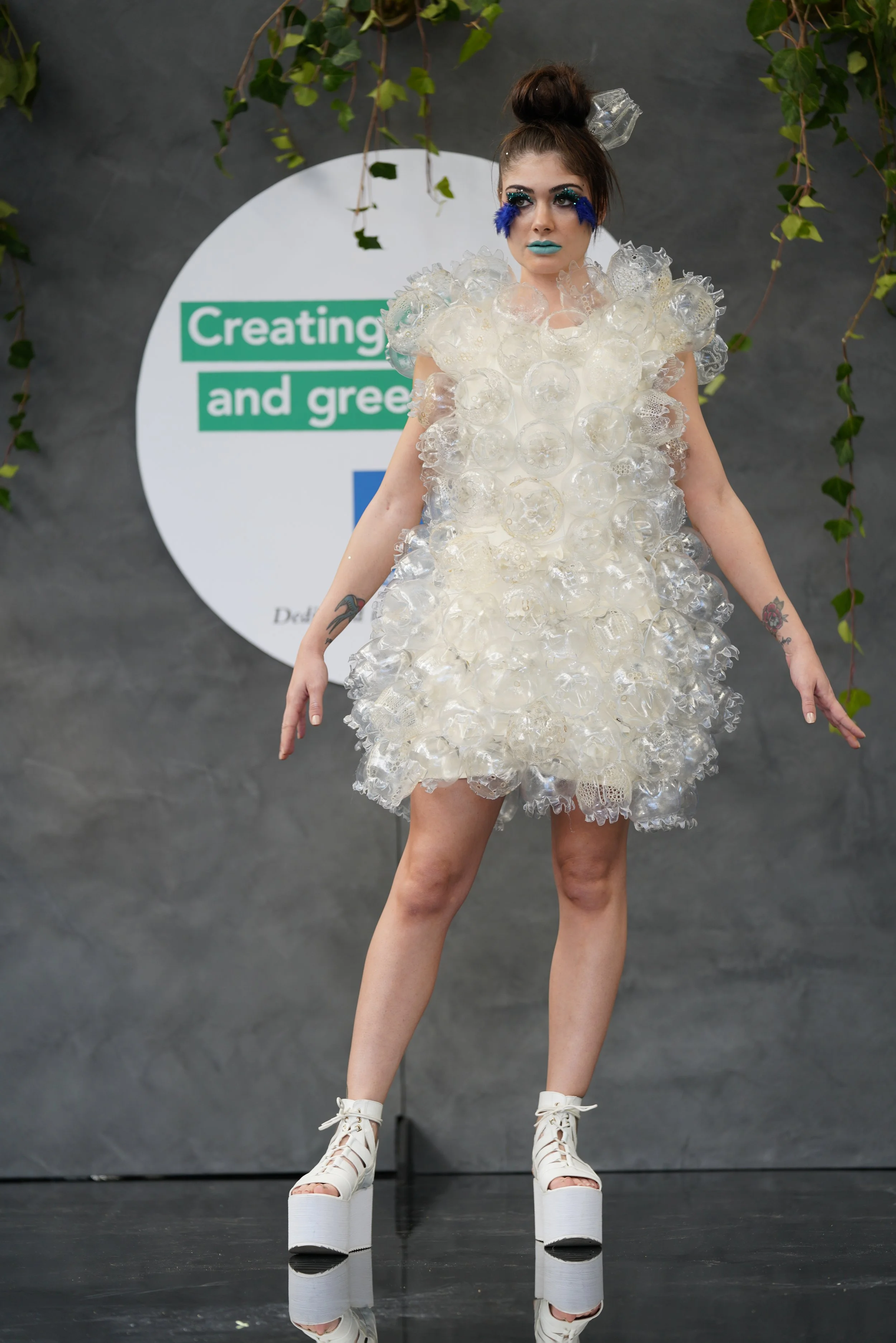 Cnidaria Bubble Dress with Model full length.JPG