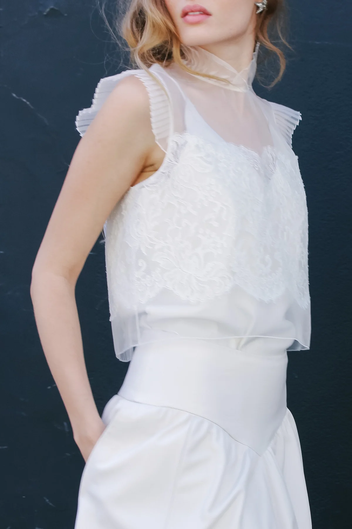 WREN LACE TOP AND LUKA LEATHER SKIRT 1.jpg