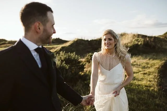 Beautiful bride Jo's choice of our Pearl dress was fitting for that stunning coastal view! See more over on the blog.
.
Bride: Joanna Sturrock (@josturrock)
Groom: Michael Woda (@michaelwoda)
Venue: Fairmont, St Andrews (@fairmontstandrews) 
Photogra