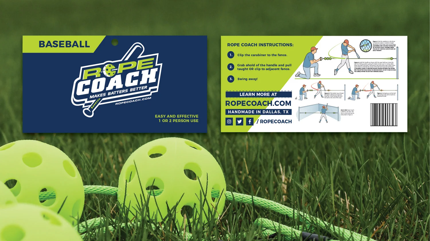 Rope Coach's print collateral and product design by Current 120.