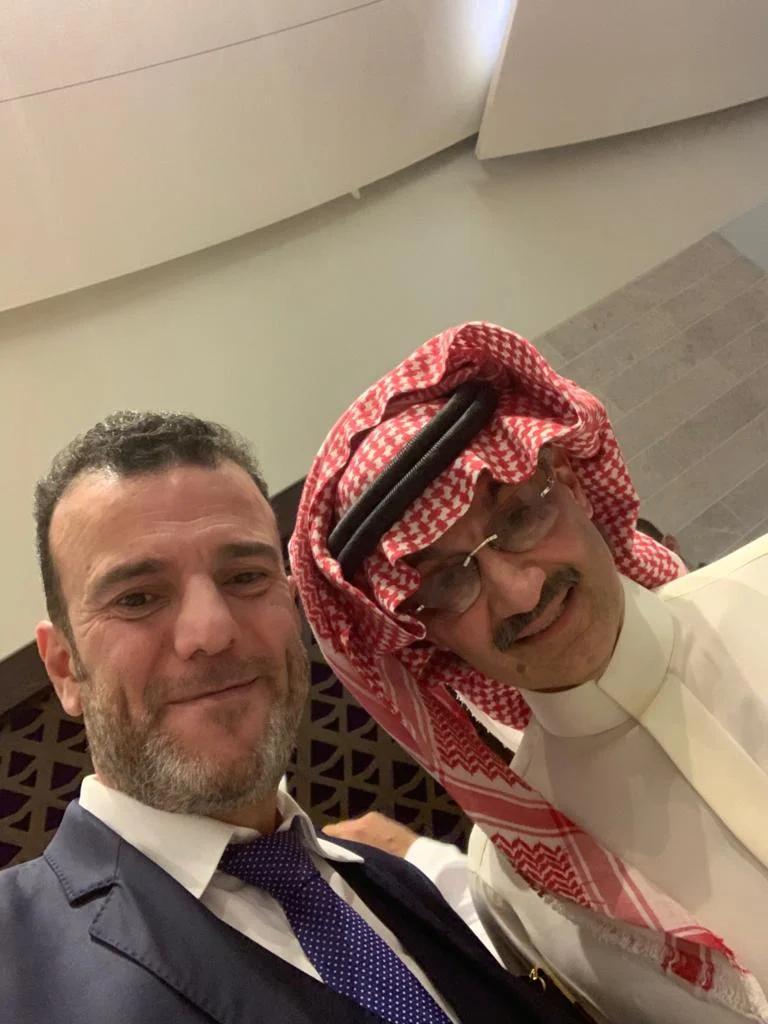 Dr. Tajeddine Seif with HH Prince Al Waleed Bin Talal-W.jpg