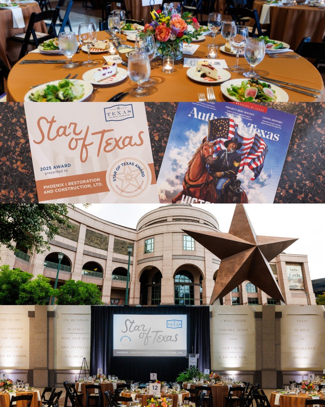 Designing a space that honors the past while feeling fresh and intentional &mdash; that&rsquo;s the magic we love most. ✨ For the Texas Historical Foundation&rsquo;s recent event, we focused on timeless textures, thoughtful lighting, and custom touch