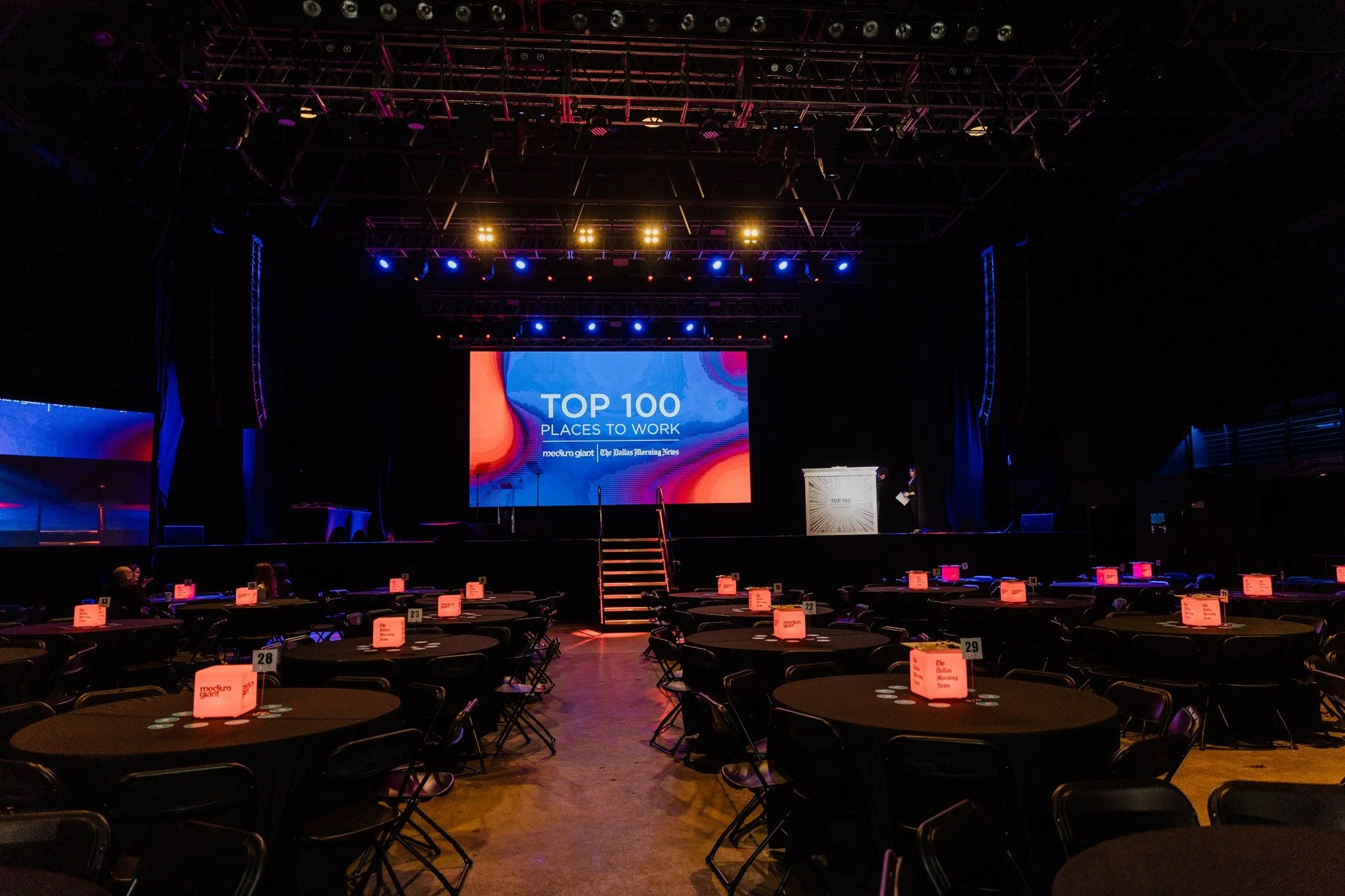 Throwing it back to this moment with the Dallas Morning News. Custom layout, thoughtful design, and that signature polish. This event celebrated the top 100 places to work in Dallas. 

#EnsembleEvent #EventExcellence #Dallas #Texas #EventDesign #Stra