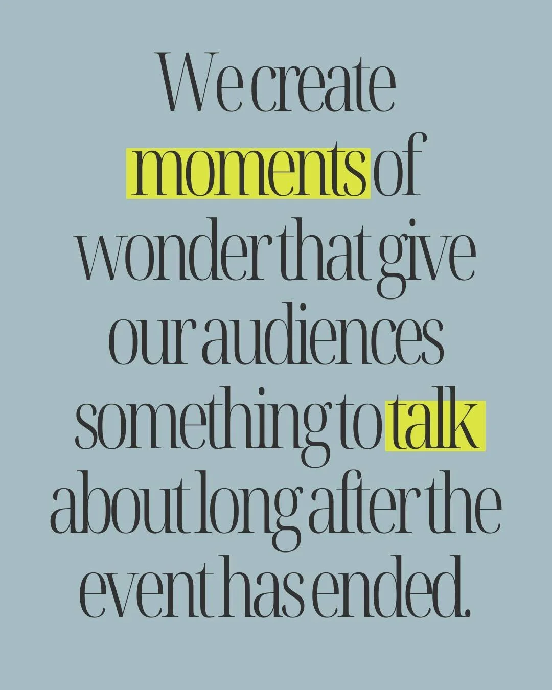 It&rsquo;s not just about what they see &mdash; it&rsquo;s about what they feel. Long after the lights go down, the magic stays with them.

#EnsembleEvents #CreatingMoments #ImpactfulEvents #Dallas #Texas #Ensemble