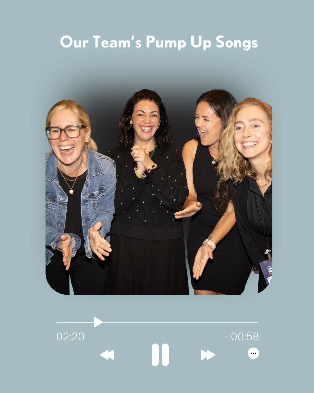 We all have that song that flips the switch from &ldquo;sleepy&rdquo; to &ldquo;showtime.&rdquo; We put ours in one playlist&hellip; now it&rsquo;s your turn: Comment below your pump up song! 🎶🎧 

#GetToKnowEnsemble