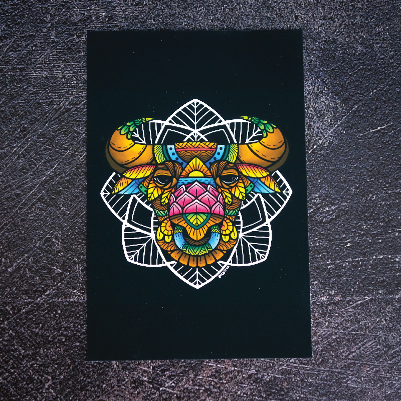 Carabao Mini Art Print