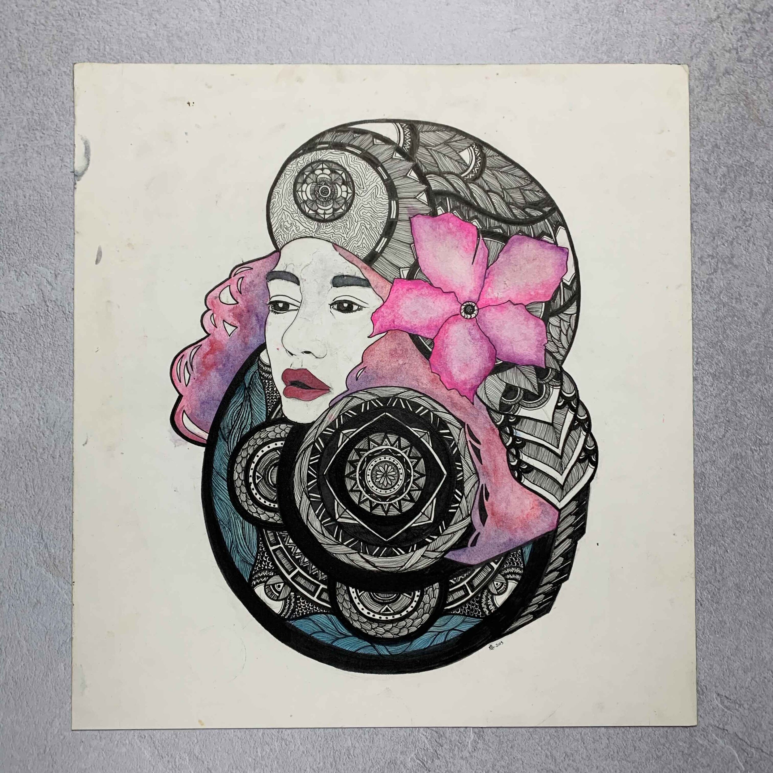 Lady in thought 2013