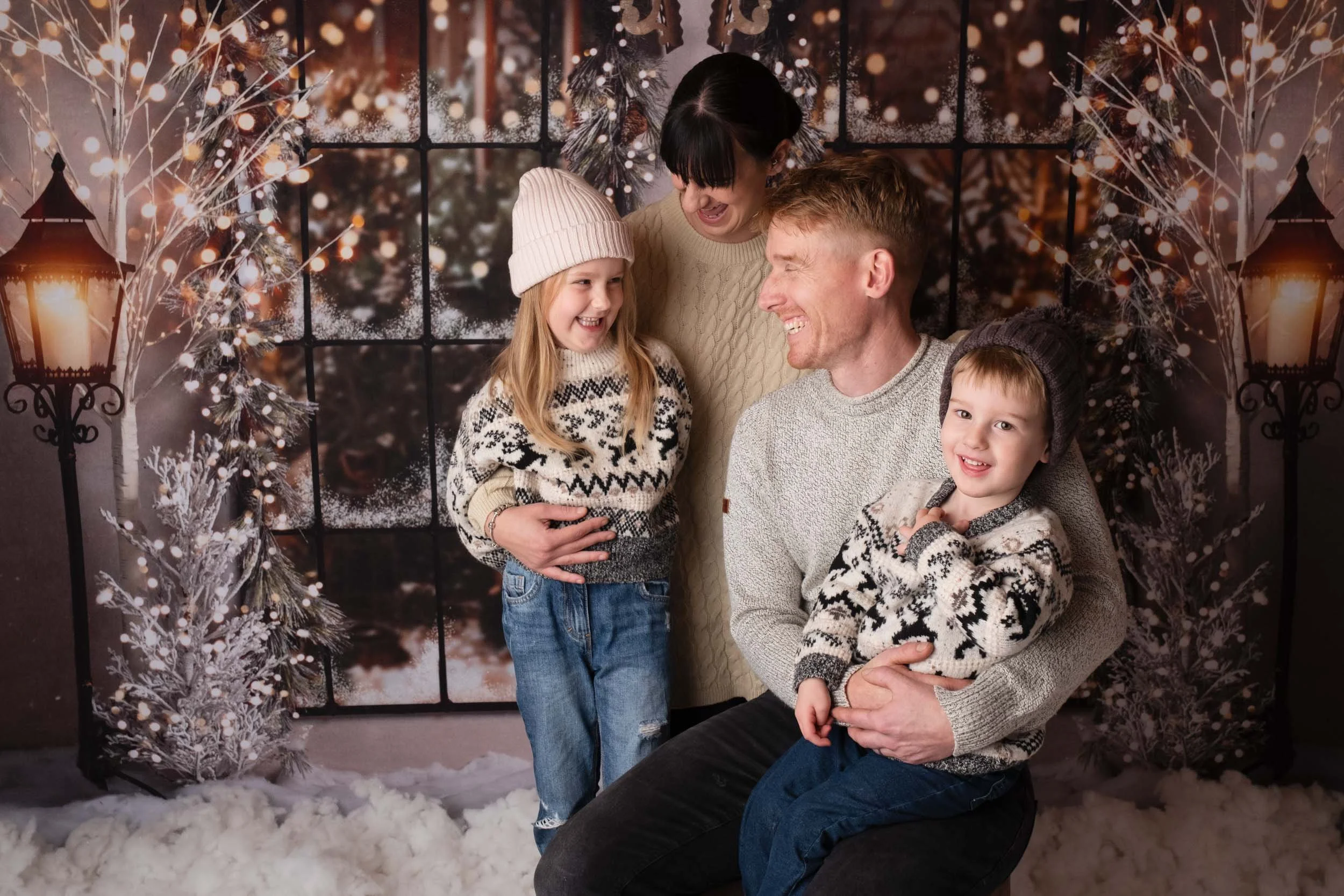 Family Christmas Winter Wonderland