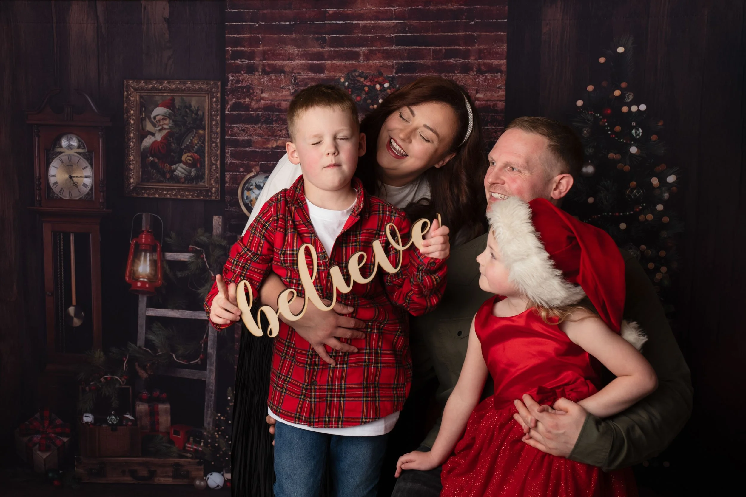 Christmas family photos Lincoln