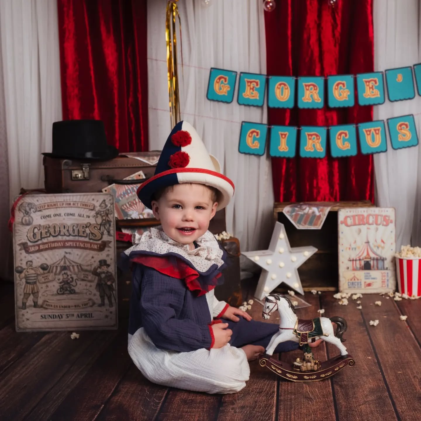 🎪 G E O R G E 🎪

Roll up, roll up for George's 3rd Act! I absolutely love this theme chosen by his wonderful Mummy who created all of the card pieces in this set that just look incredible and bring the whole circus to life! Sam at @masonsbakes need