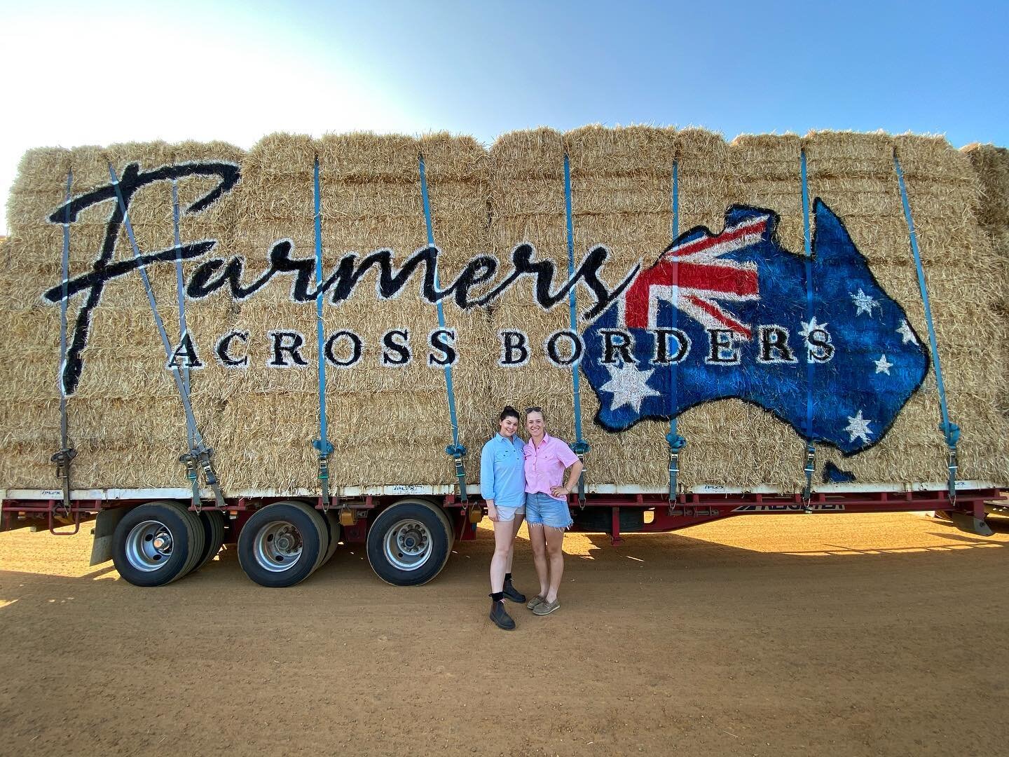 Always proud to support @farmersacrossborders who deliver Hay to Pastoralists in areas that are in serious Drought. 

I have been doing a variety of PR work with them and having been featured across GWN7, Kalgoorlie Miner as well as Triple M Southern
