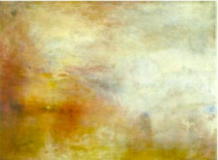 "Jag har inte målat för att det skulle bli förstått utan jag ville visa hur ett sådant skådespel ser ut" -JMW Turner