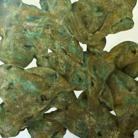 A piece of past presence (size 100x100cm)