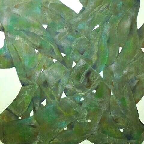 In presence of fall (size100x100cm)