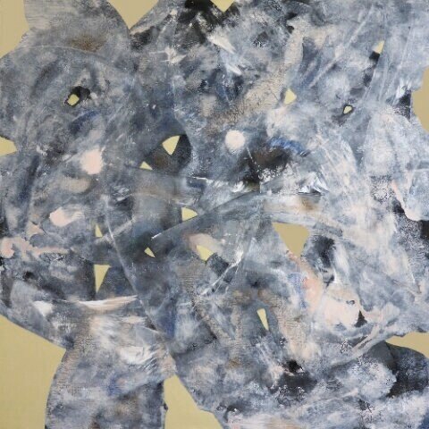 A clue to my sense of sight (size 100x100cm)