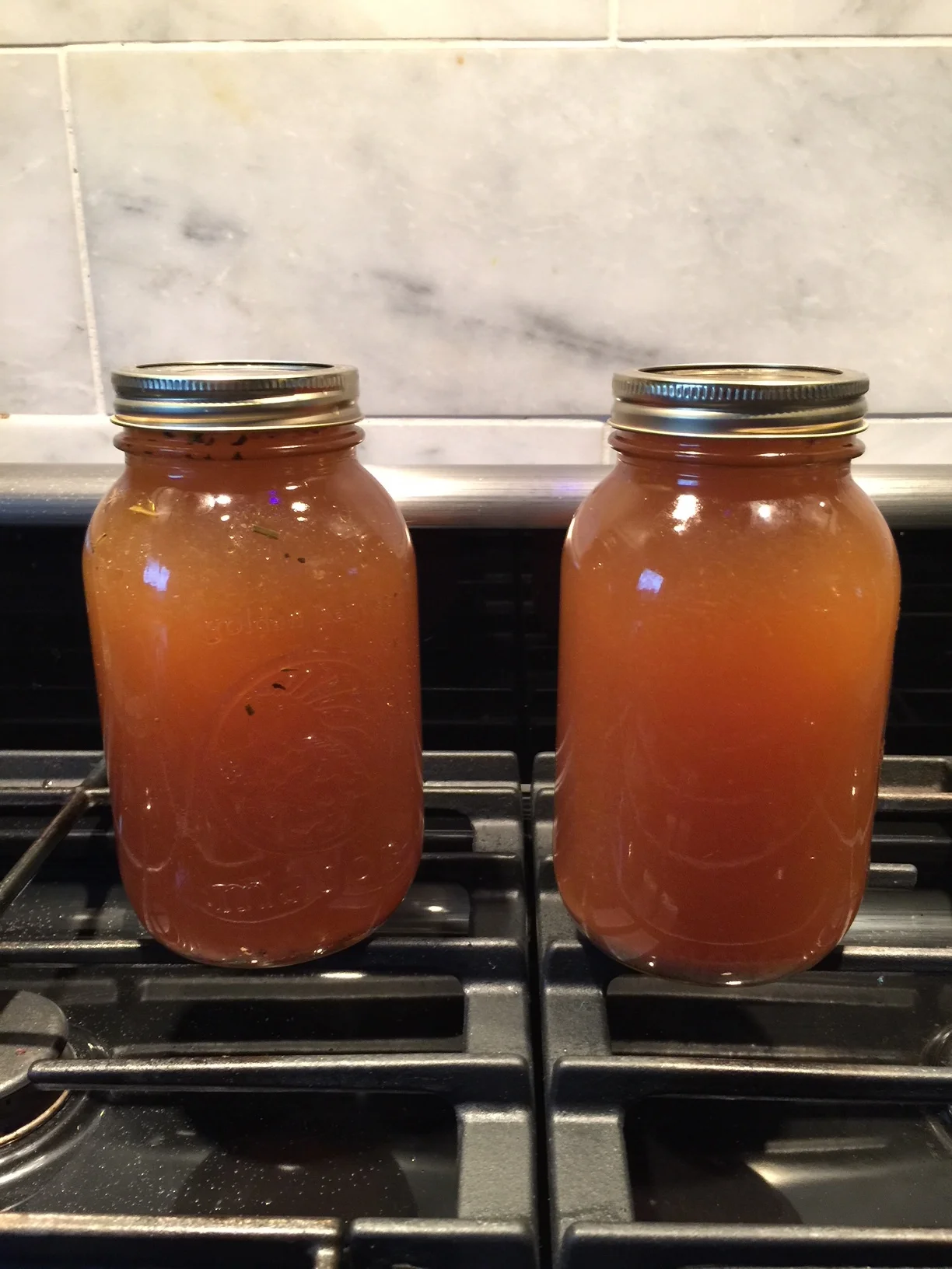 Opaque, glistening, golden broth-y goodness.