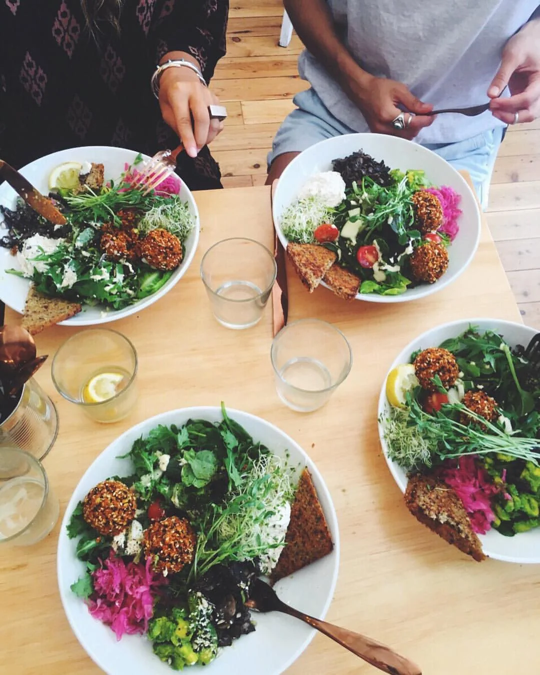 Bondi bowls from Sadhana Kitchen, Bondi.