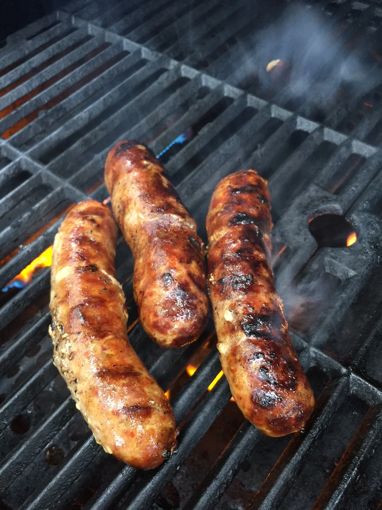 Make sure your saussages aren't filled with any nasty fillers or sugars. Theres are just pasture raised pork, fennel seeds, and chili flakes.