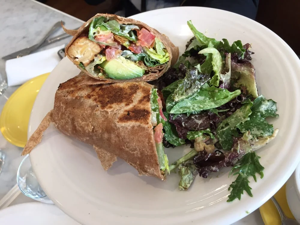 Wraps at Café Gratitude.