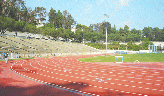Drake Stadium at UCLA- a great place to run bleachers!