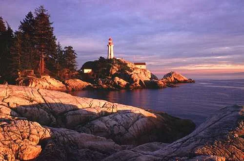 Sunset from Lighthouse Park, West Van.
