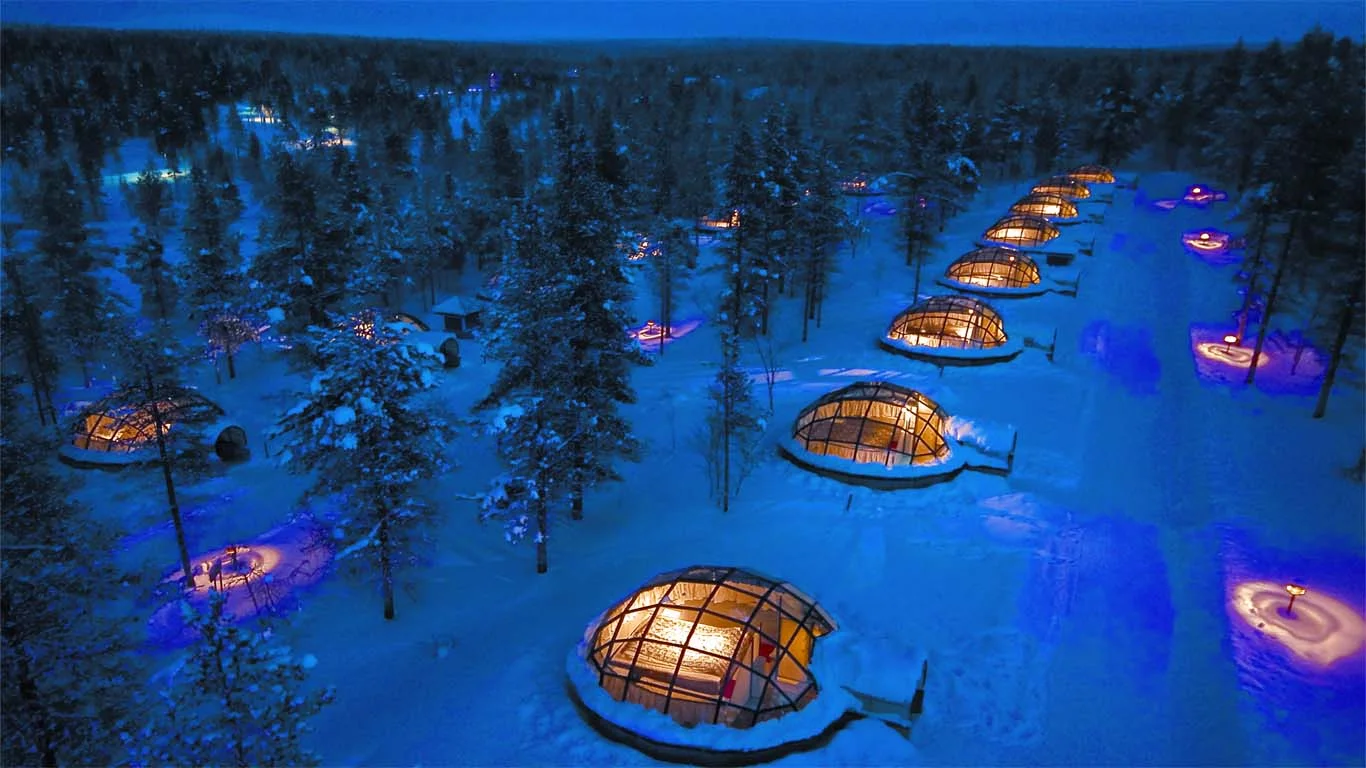 Kakslauttanen Hotel, Finland.