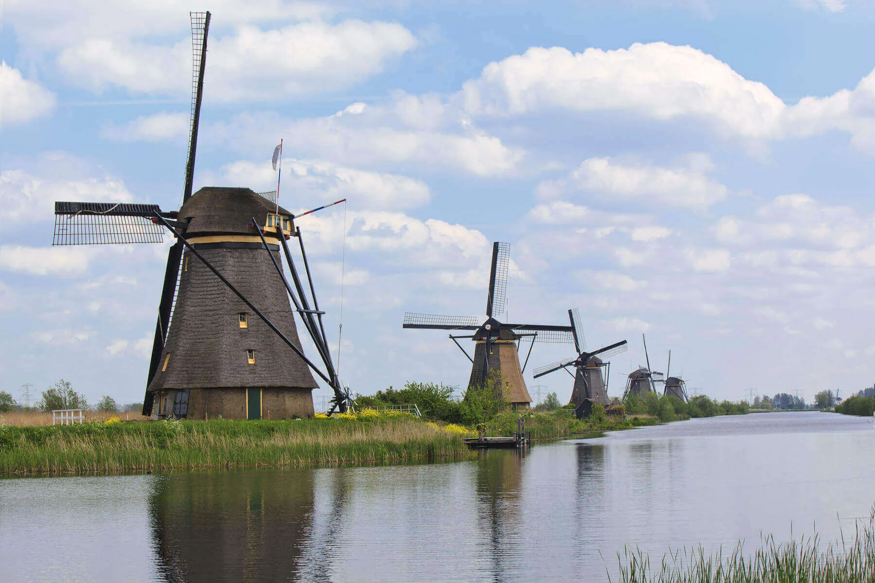 Windmills at Kinderdijk.