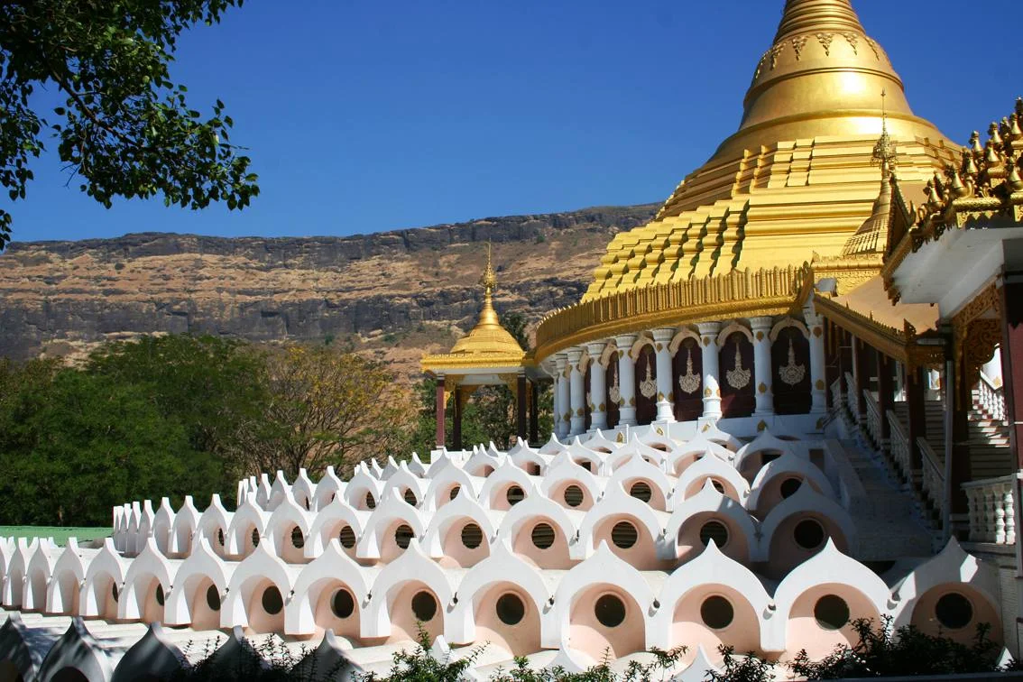 The Dhamma Giri Vipassana centre, in India.