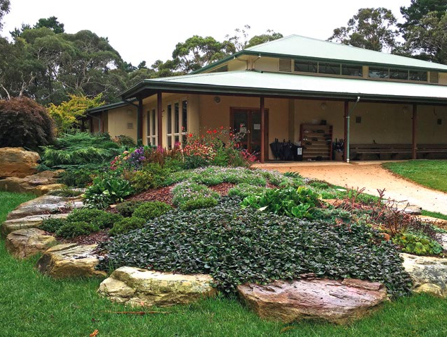 The meditation hall, at Blackheath, NSW Australia.