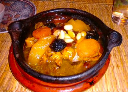 Dujaj bil berquq from Restaurant Tissemlal o Casa Hassan in Chefchaouen.