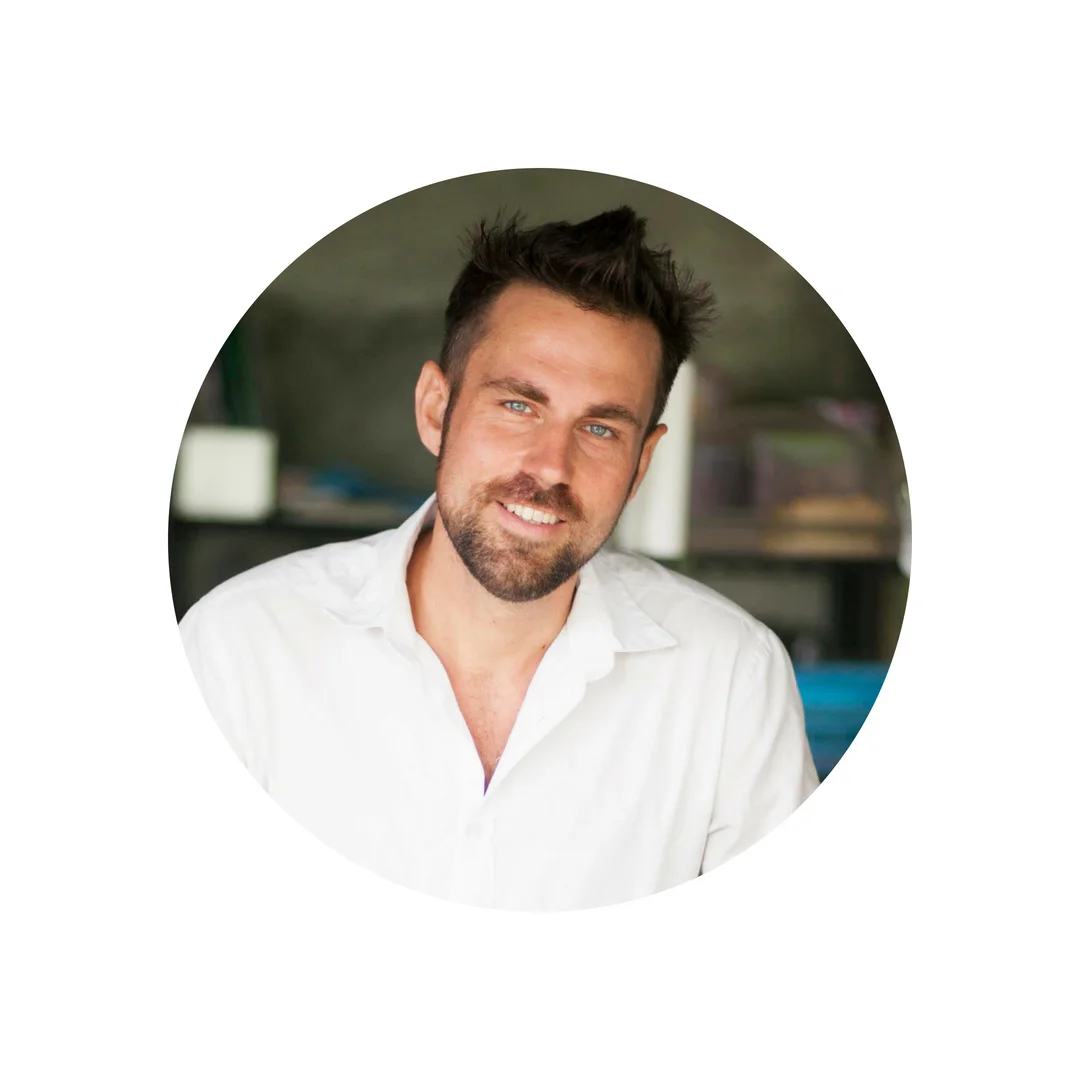 SIMON JONGENOTTER (THE NETHERLANDS) Chef/co-creator of Zest Ubud, the food at Bali Silent Retreat, food forest custodian and founder of the New Earth Cooking School