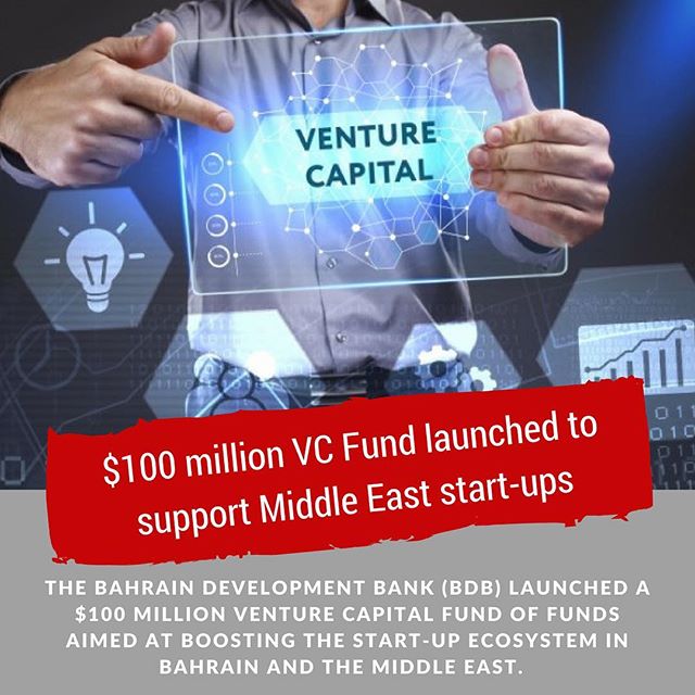 $100 million VC Fund launched to support Middle East start-ups (link in bio)