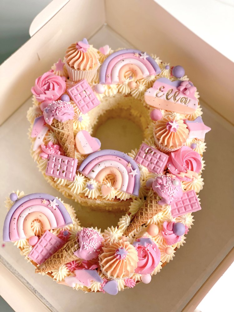 NEW: Rainbow Number Cake Class — Victoria\'s Kitchen