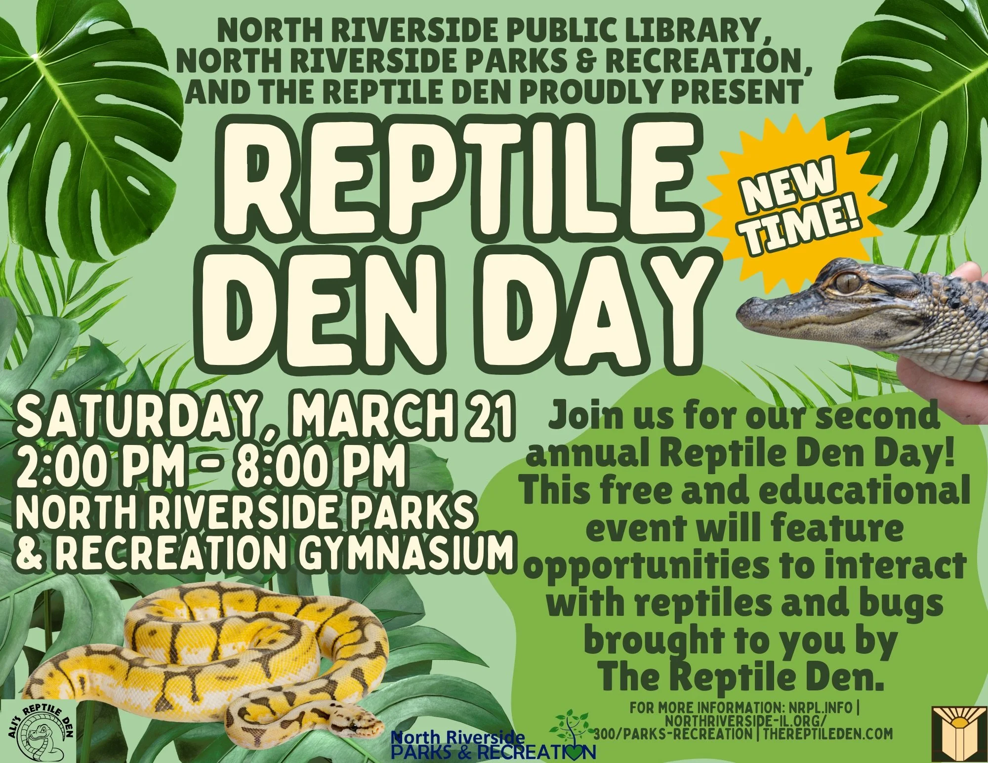 Reptile Den Day x AM! | March 21st