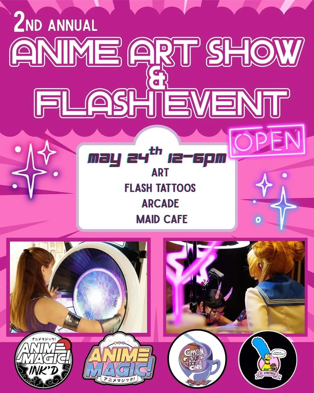ANIME ART SHOW @ ALCHEMY TATTOO | MAY 24TH
