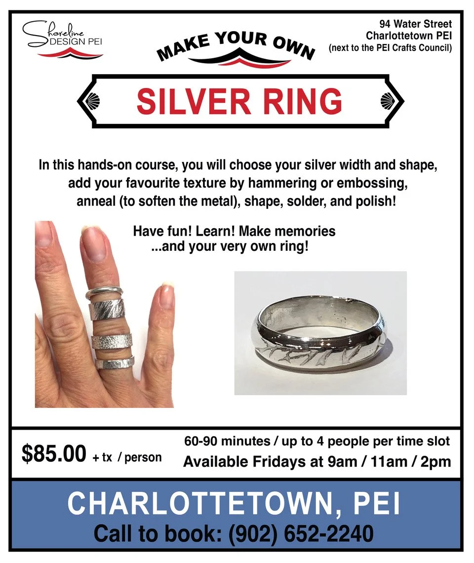 Shoreline Design - Make Your Own Silver Ring
