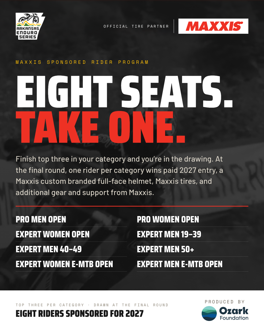 Arkansas Enduro Series and Maxxis Launch Sponsored Rider Program for 2026 Season