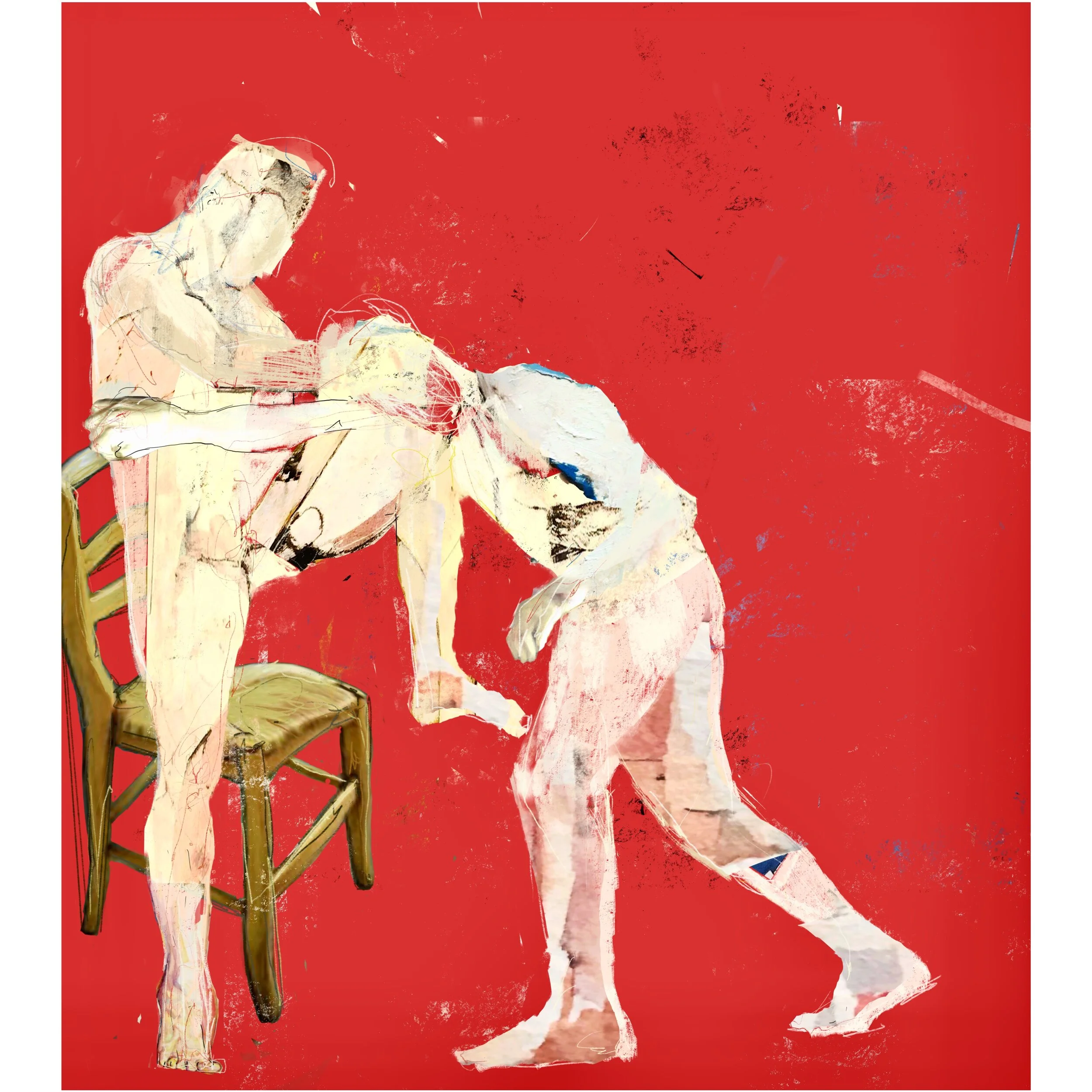 Man talking about thai boxing