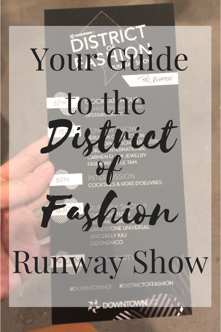 District of Fashion Runway show Guide