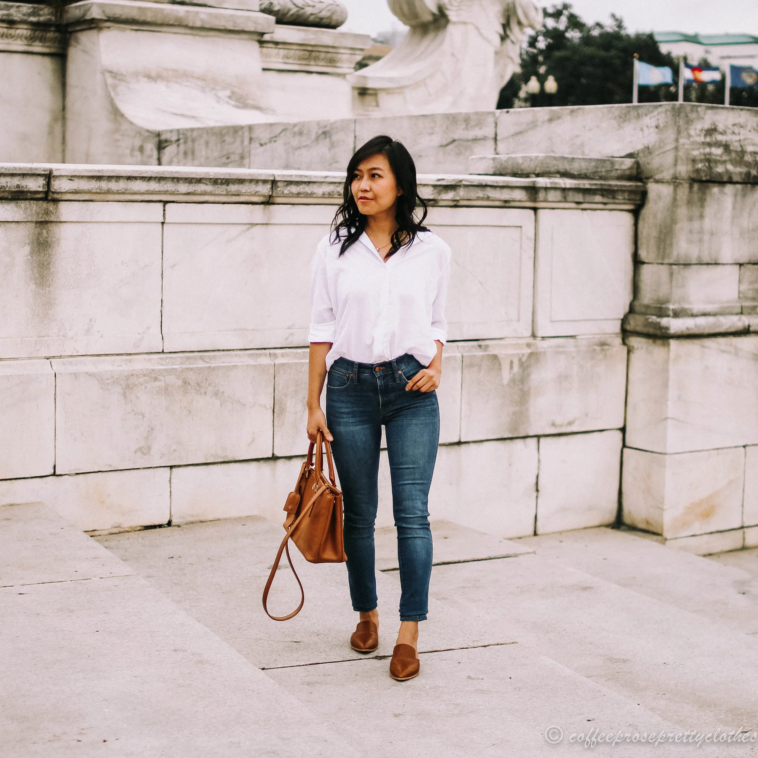 Rayon Blouse and Pointed Mules